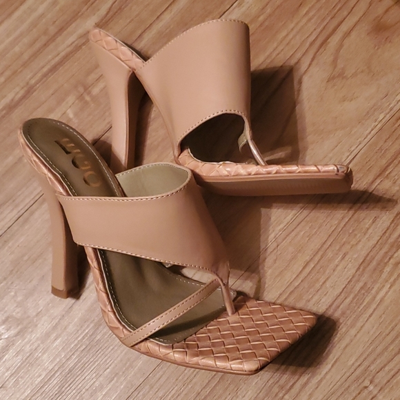 EGO Women's Square Toe Heels, Size UK 5 - Picture 4 of 8